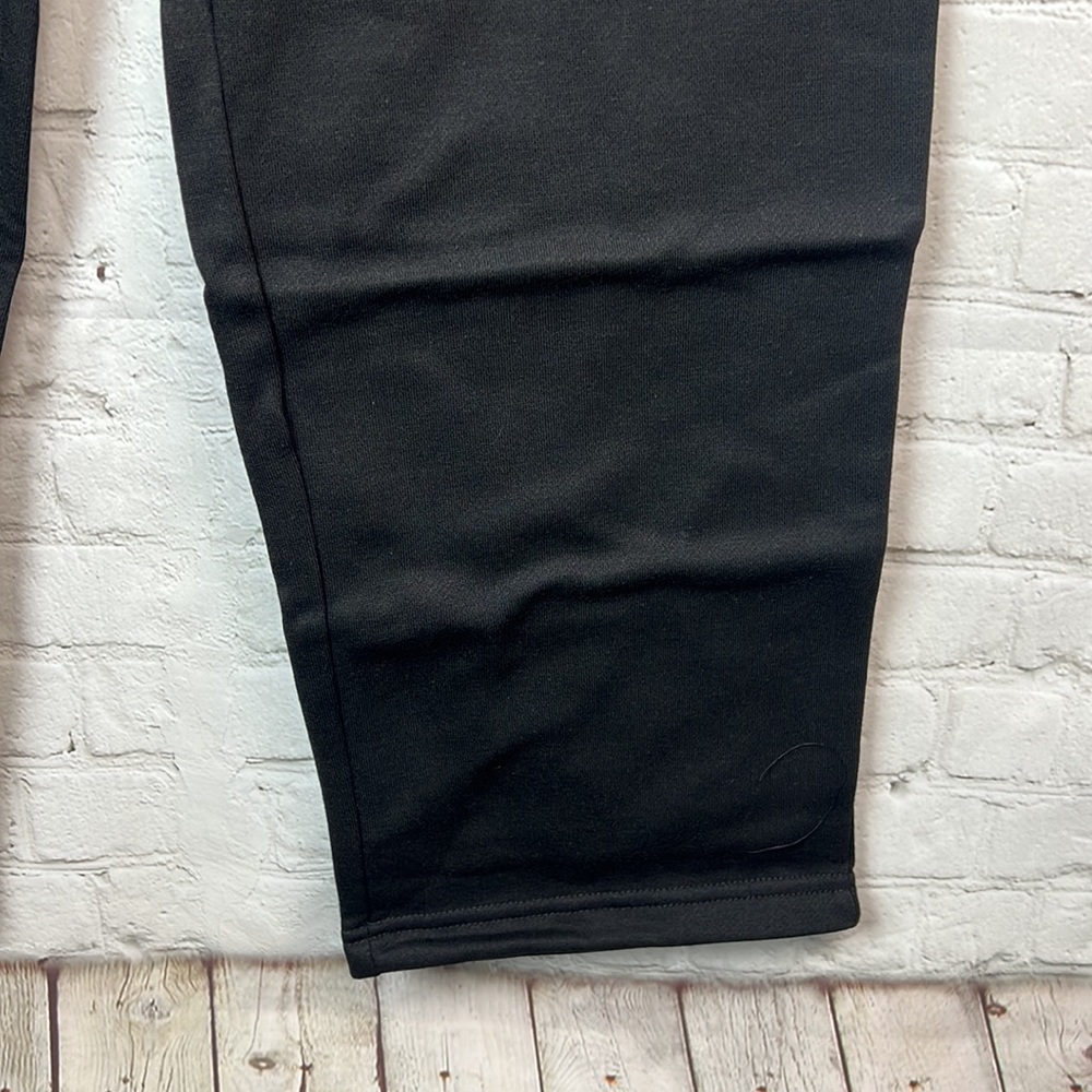 Karen Scott Sport Black Fleece Pull On Sweatpants Size XL - Picture 4 of 5